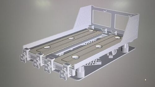 JGX-0956D-72A Máy cách ly dây thép cho cách ly rung tần số 100kg
