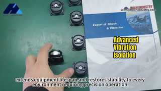 Giảm xóc cao su cách ly rung GZQ-1.2