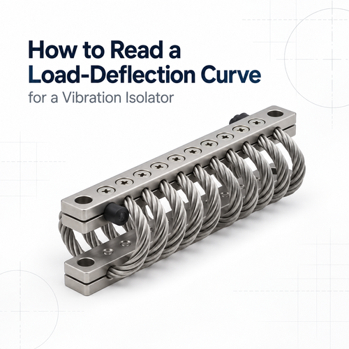 Blog công ty mới nhất về How to Read a Load-Deflection Curve for a Vibration Isolator