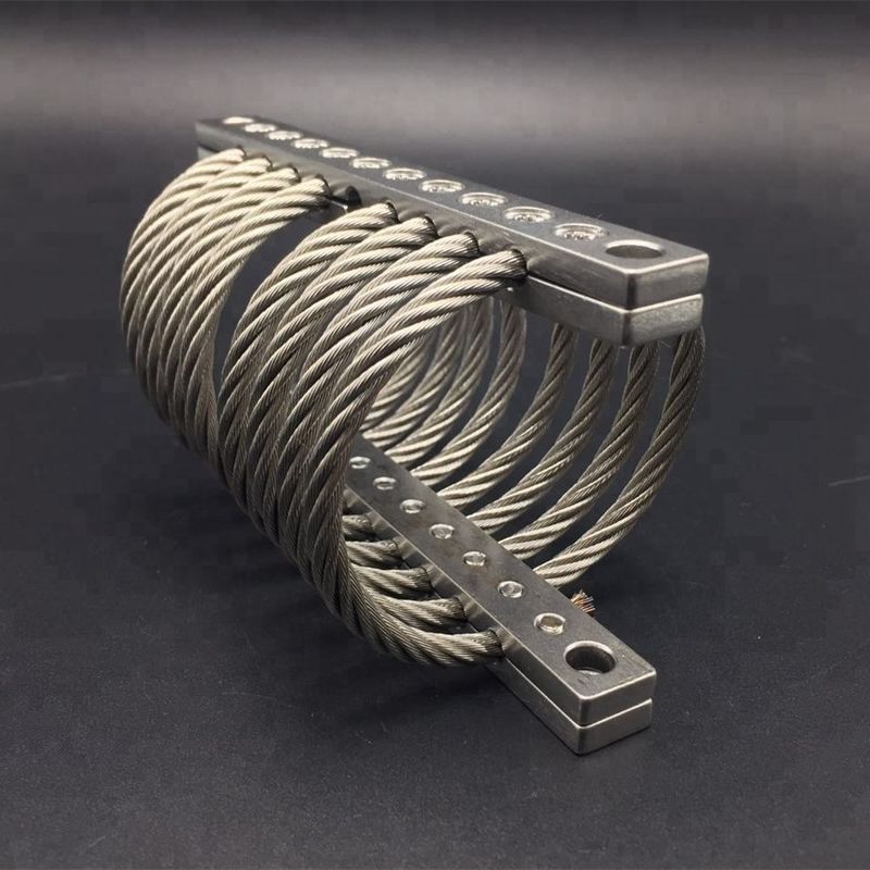Phụ kiện máy tùy chỉnh Kiểm soát cú sốc rung Đội tàu Hải quân Shipbuilding Rail Vibration Isolator