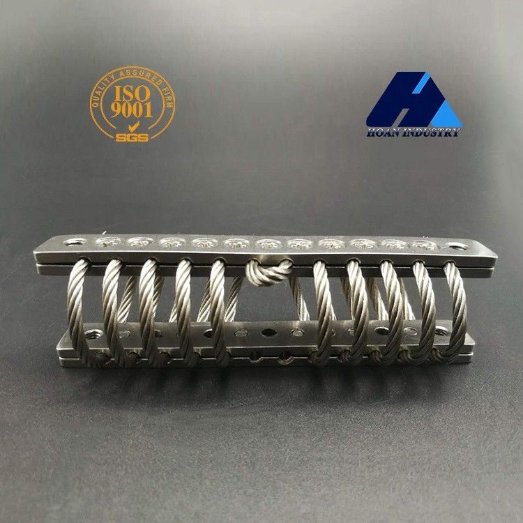 10 Loops Wire Rope Isolator 304 Thép không gỉ Thiết bị máy Vibration Shock Absorption