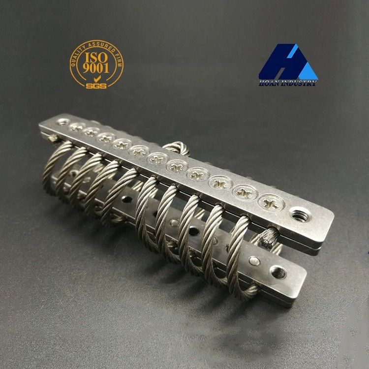 10 Loops Wire Rope Isolator 304 Thép không gỉ Thiết bị máy Vibration Shock Absorption