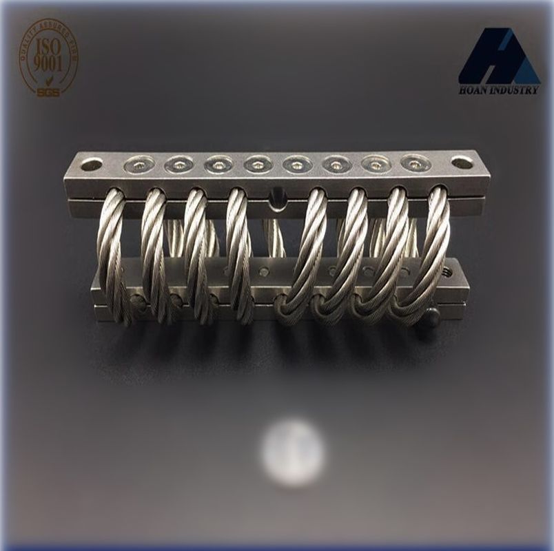Compact Wire Rope Isolator Anti Vibration Mount Đứng động cơ Cảm biến ăng-ten vệ tinh