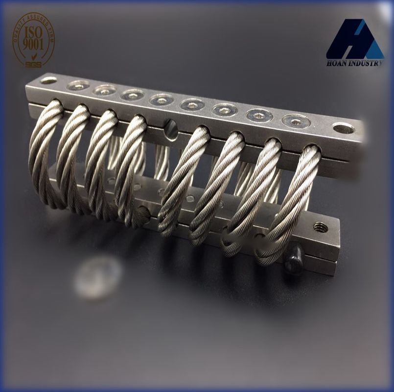 Compact Wire Rope Isolator Anti Vibration Mount Đứng động cơ Cảm biến ăng-ten vệ tinh