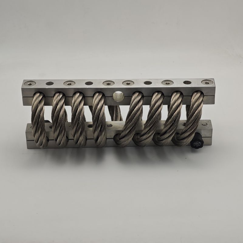JGX-0956D-80A Máy cô lập rung dây thừng dây cho các dụng cụ chính xác 6 vòng 9.5mm đường kính Tải tĩnh tối đa 80kg