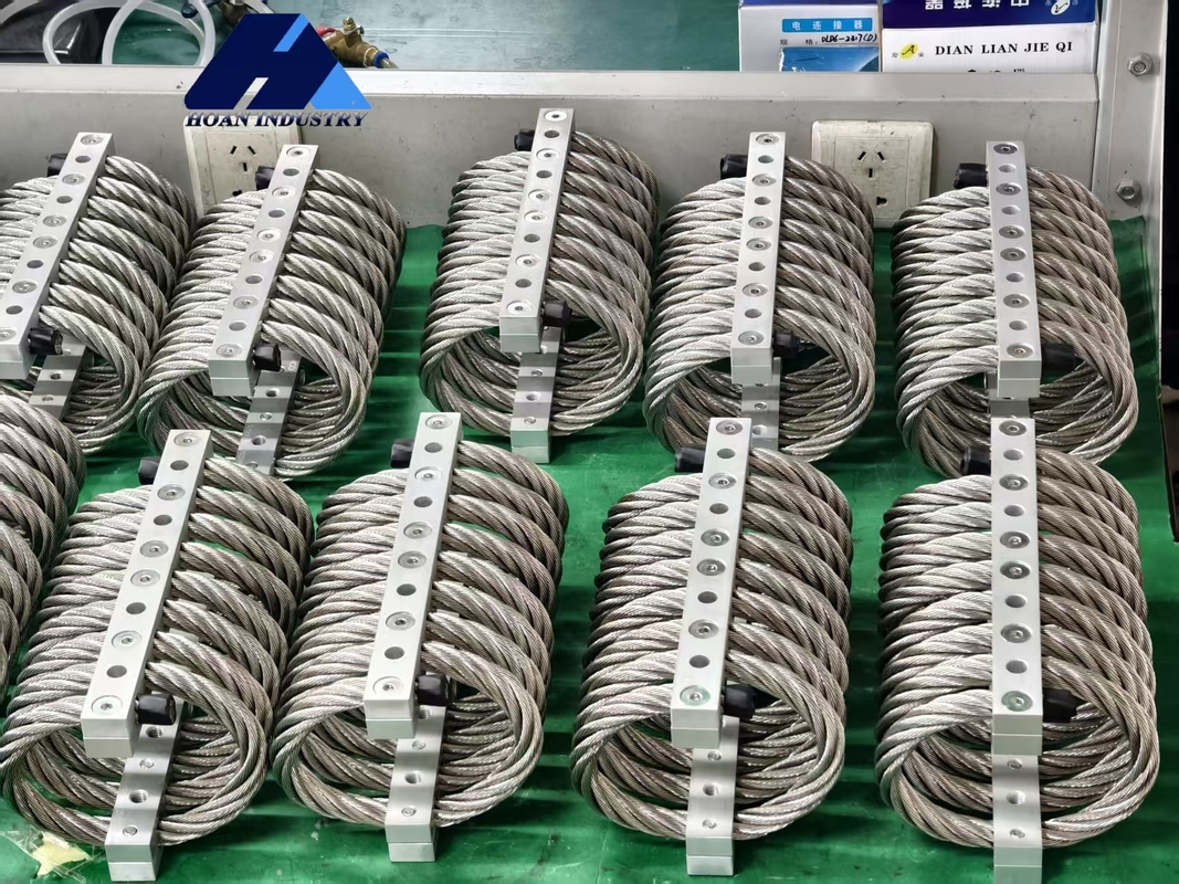 Bộ cách ly rung bằng cáp thép nhỏ gọn và nhẹ JGX-1278A-122A cho thiết bị hạn chế không gian