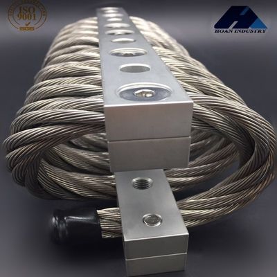 Sốc thép dây thép dây thừng cô lập chống rung lắc Mount Console tạo ra rung lắc