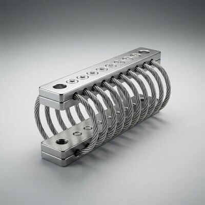 Giá tốt. JGX-0240D-8.6A Superior Energy Absorption Wire Rope Vibration Isolator với cách ly 3D Omnidirection trực tuyến