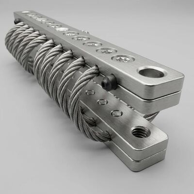 Giá tốt. Bộ cách ly rung dây JGX-0480D-75A Kết cấu kim loại 100% Không lão hóa Cách ly đa trục đồng thời trực tuyến